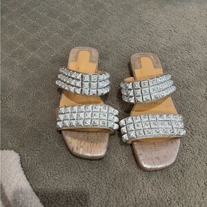 Elegant Silver Women's Sandals
